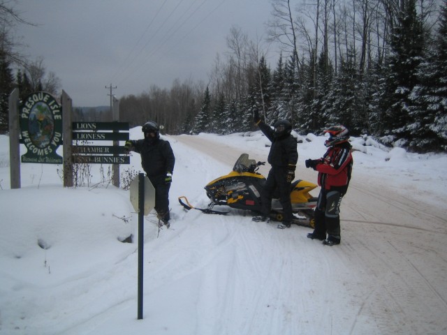 Entering Presque Isle, WI Trails