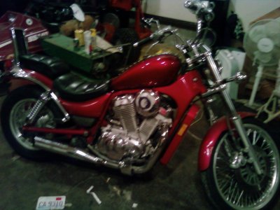 Picture of trade bike for sled