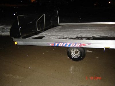 Picture of Hardly Used 2001 Triton Aluminum Trailer W/ Salt shield