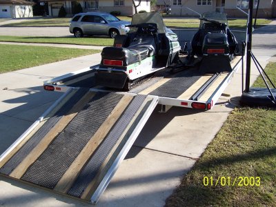 Picture of 3 ARCTIC SLEDS & TRAILER