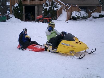 mini z snowmobile